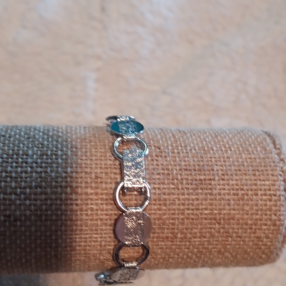 Vintage SAC Silvertone bracelet